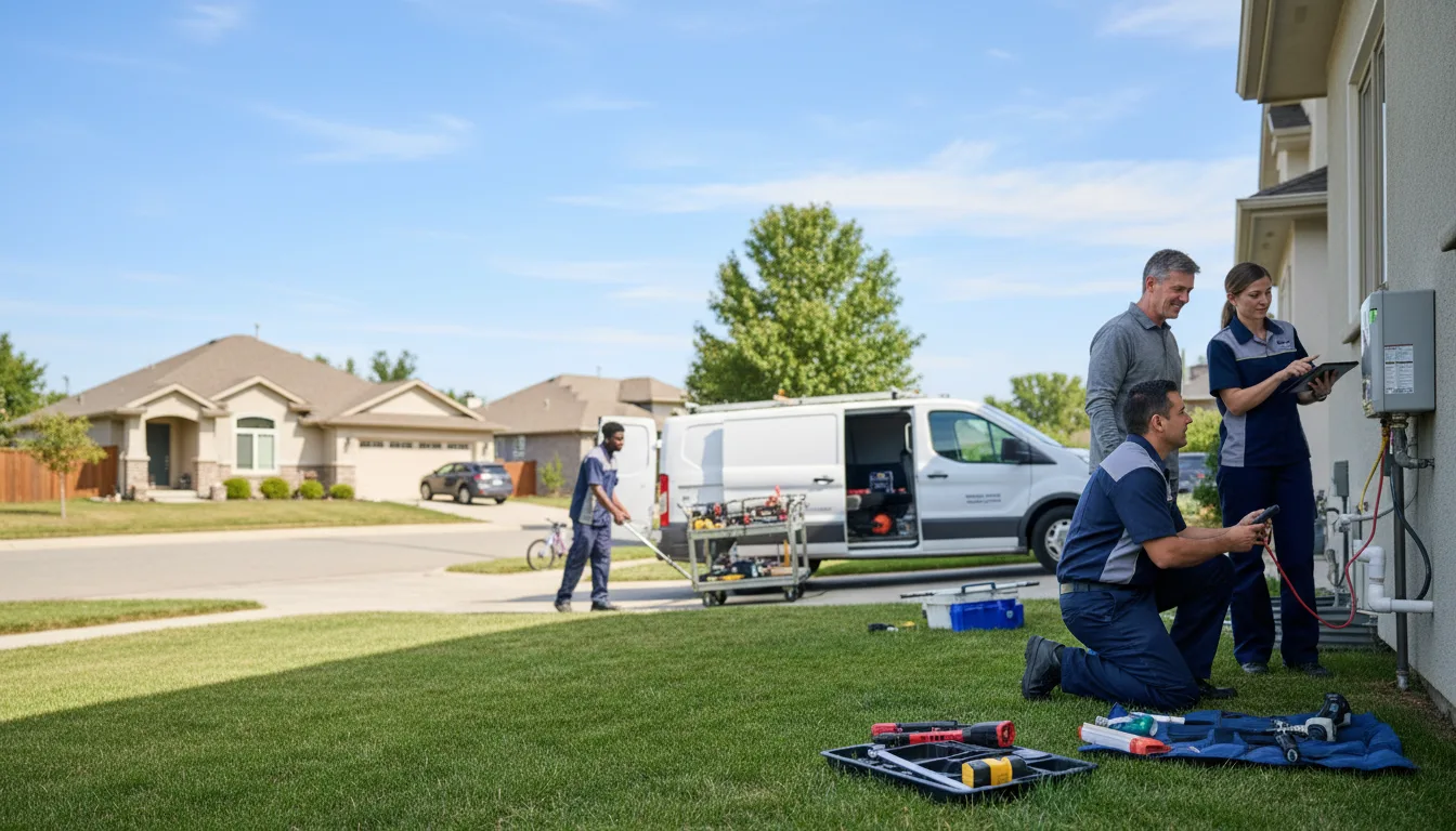 Tankless water heater service in Losantville, IN